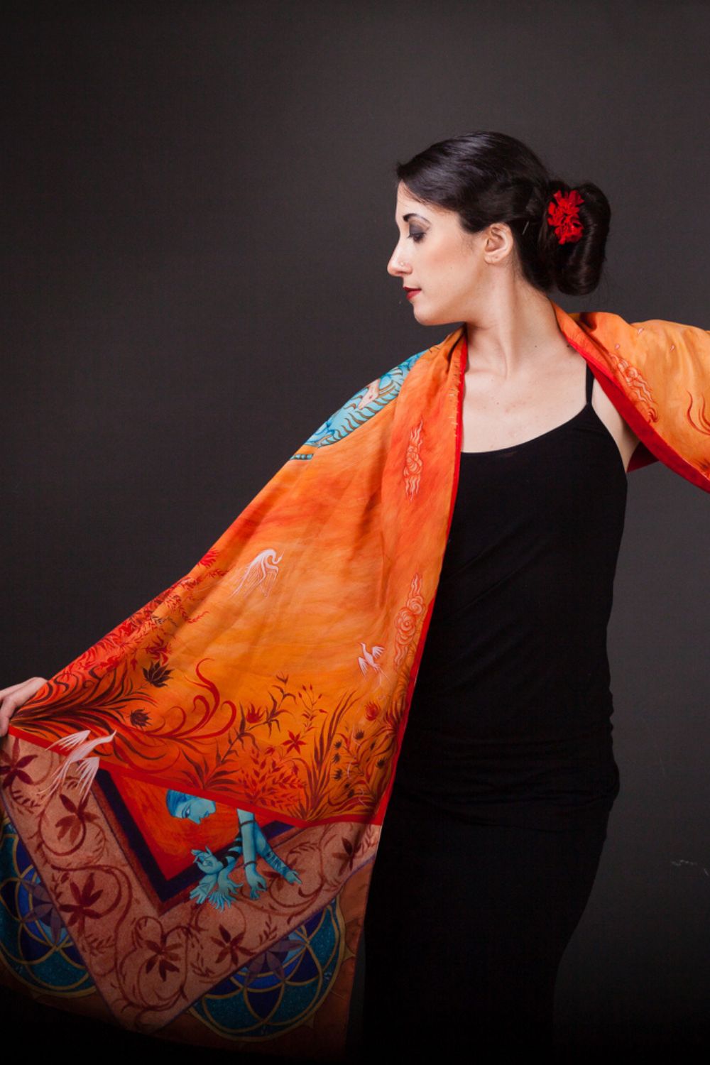 Laxmi Shawl - Velvet Backing